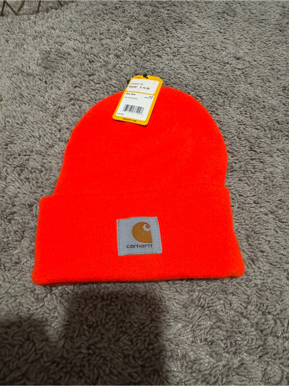 Carhartt Cuffed Beanie - Bright Orange